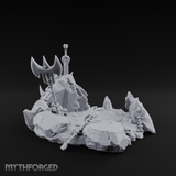 Cursed Battlefield Altar Miniature for Dungeons and Dragons, Pathfinder or other TTRPGs