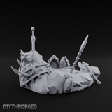 Cursed Battlefield Altar Miniature for Dungeons and Dragons, Pathfinder or other TTRPGs