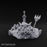 Cursed Battlefield Altar Miniature for Dungeons and Dragons, Pathfinder or other TTRPGs