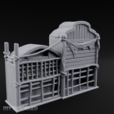 Rope-Bound Animal Cages Miniature for Dungeons and Dragons, Pathfinder or other TTRPGs