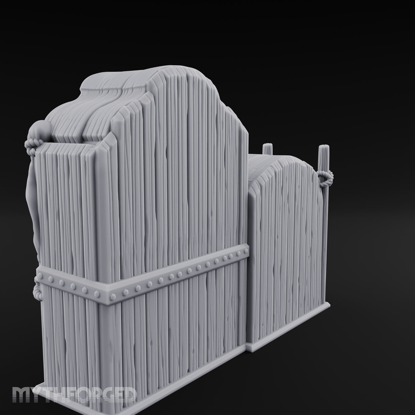 Rope-Bound Animal Cages Miniature for Dungeons and Dragons, Pathfinder or other TTRPGs
