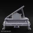 Lid-Open Grand Piano Miniature for Dungeons and Dragons, Pathfinder or other TTRPGs