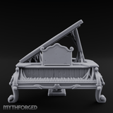 Lid-Open Grand Piano Miniature for Dungeons and Dragons, Pathfinder or other TTRPGs