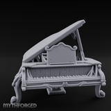 Lid-Open Grand Piano Miniature for Dungeons and Dragons, Pathfinder or other TTRPGs