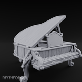 Lid-Open Grand Piano Miniature for Dungeons and Dragons, Pathfinder or other TTRPGs