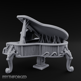 Lid-Open Grand Piano Miniature for Dungeons and Dragons, Pathfinder or other TTRPGs