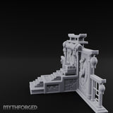 Twin-Dragon Shogun's Shrine Miniature for Dungeons and Dragons, Pathfinder or other TTRPGs