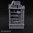 Draped Stacked Cargo Crates Miniature for Dungeons and Dragons, Pathfinder or other TTRPGs