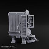 Well-Stocked, Bursting Apothecary Potion Cabinet Miniature for Dungeons and Dragons, Pathfinder or other TTRPGs