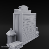 Well-Stocked Apothecary Shelf And Cages Miniature for Dungeons and Dragons, Pathfinder or other TTRPGs
