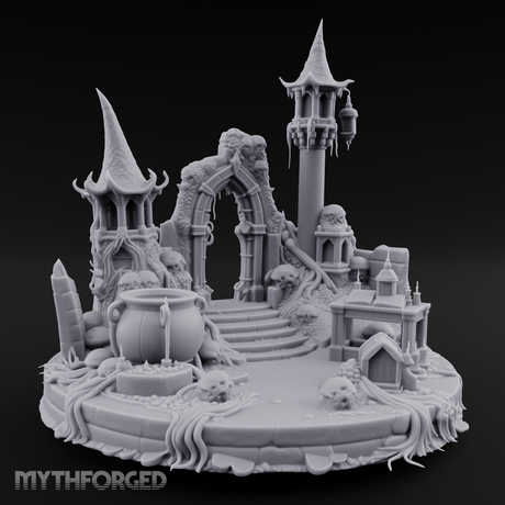 Eldritch Spires Rising Ruin Miniature for Dungeons and Dragons, Pathfinder or other TTRPGs