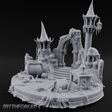 Eldritch Spires Rising Ruin Miniature for Dungeons and Dragons, Pathfinder or other TTRPGs