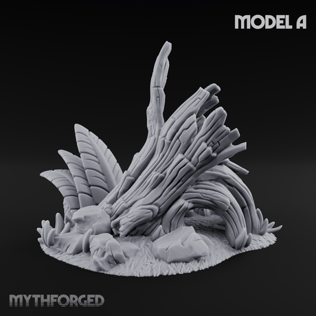 Sunbaked Desert Foliage A Miniature for Dungeons and Dragons, Pathfinder or other TTRPGs