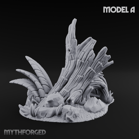 Sunbaked Desert Foliage A Miniature for Dungeons and Dragons, Pathfinder or other TTRPGs