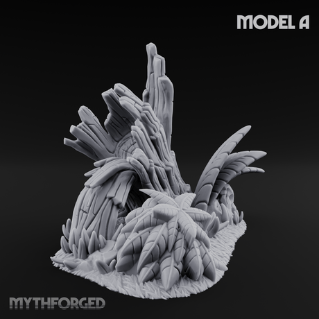 Sunbaked Desert Foliage A Miniature for Dungeons and Dragons, Pathfinder or other TTRPGs