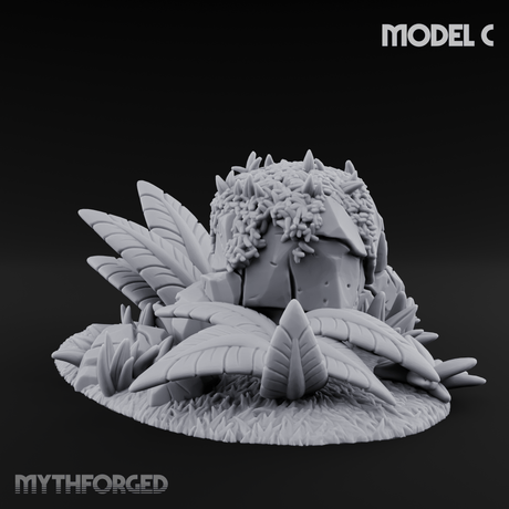 Sunbaked Desert Foliage C Miniature for Dungeons and Dragons, Pathfinder or other TTRPGs