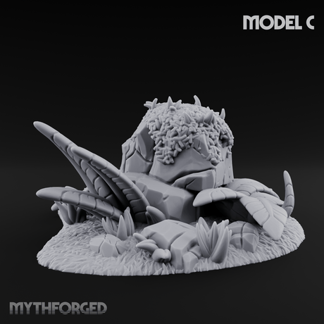 Sunbaked Desert Foliage C Miniature for Dungeons and Dragons, Pathfinder or other TTRPGs