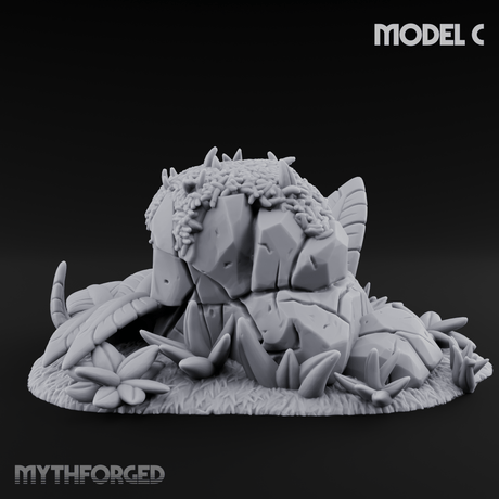 Sunbaked Desert Foliage C Miniature for Dungeons and Dragons, Pathfinder or other TTRPGs