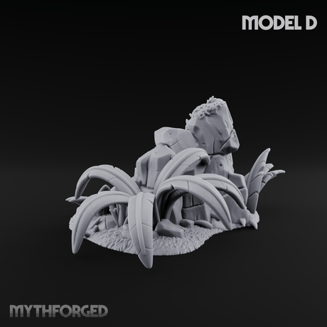 Sunbaked Desert Foliage D Miniature for Dungeons and Dragons, Pathfinder or other TTRPGs