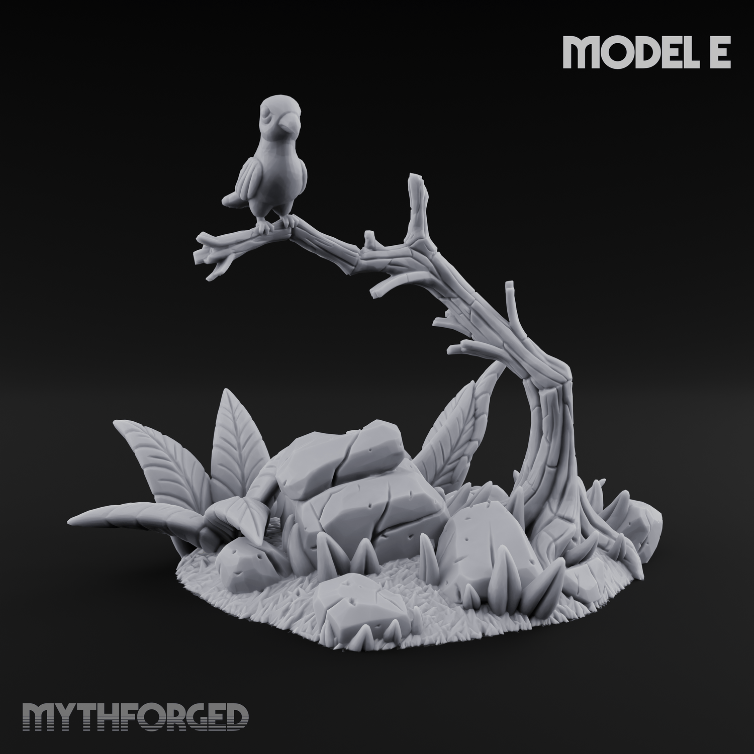 Sunbaked Desert Foliage E Miniature for Dungeons and Dragons, Pathfinder or other TTRPGs