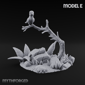Sunbaked Desert Foliage E Miniature for Dungeons and Dragons, Pathfinder or other TTRPGs