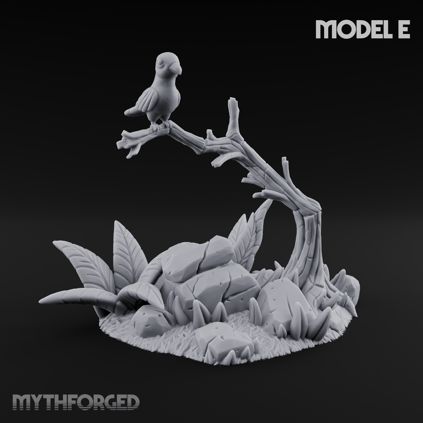 Sunbaked Desert Foliage E Miniature for Dungeons and Dragons, Pathfinder or other TTRPGs
