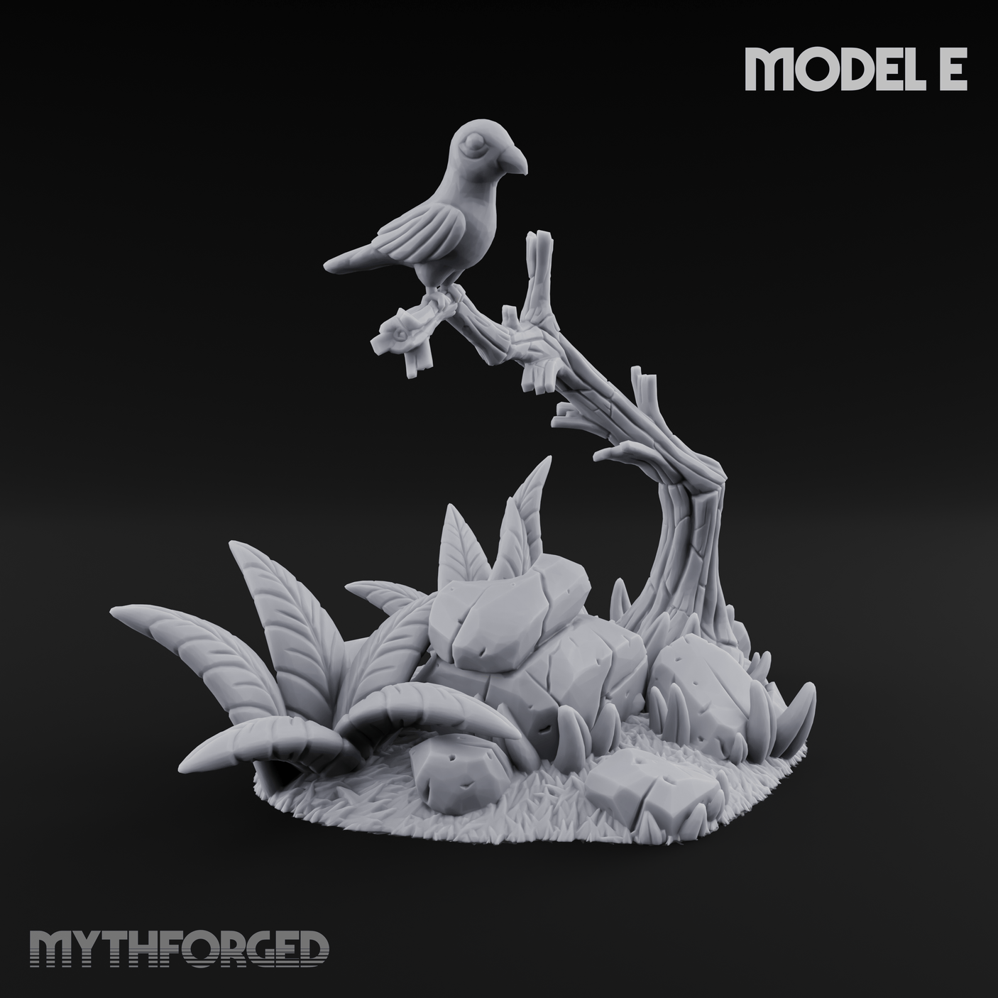 Sunbaked Desert Foliage E Miniature for Dungeons and Dragons, Pathfinder or other TTRPGs