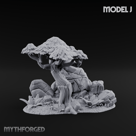 Sunbaked Desert Foliage J Miniature for Dungeons and Dragons, Pathfinder or other TTRPGs
