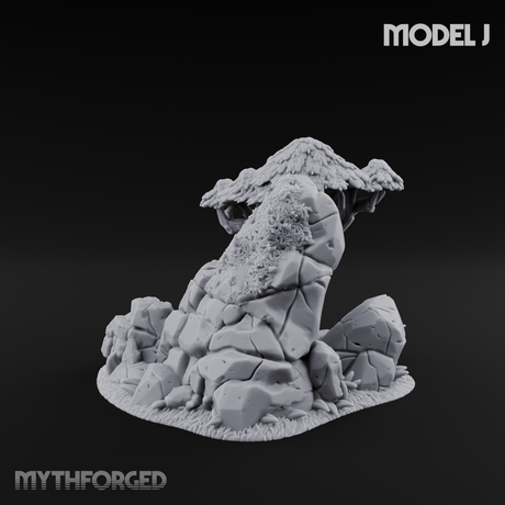 Sunbaked Desert Foliage J Miniature for Dungeons and Dragons, Pathfinder or other TTRPGs
