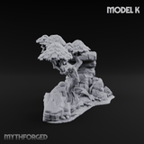 Sunbaked Desert Foliage Miniature for Dungeons and Dragons, Pathfinder or other TTRPGs