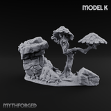 Sunbaked Desert Foliage K Miniature for Dungeons and Dragons, Pathfinder or other TTRPGs