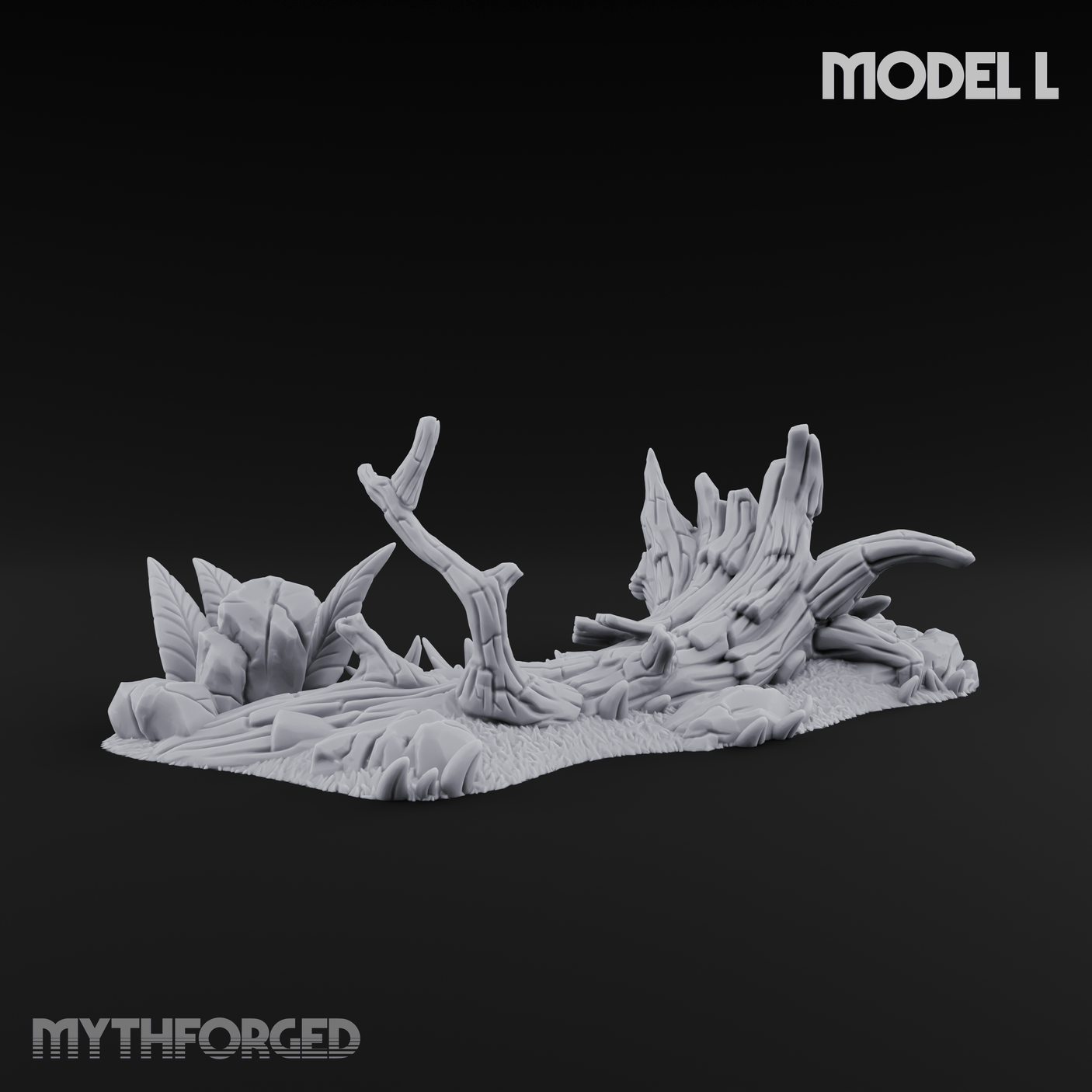 Sunbaked Desert Foliage Miniature for Dungeons and Dragons, Pathfinder or other TTRPGs