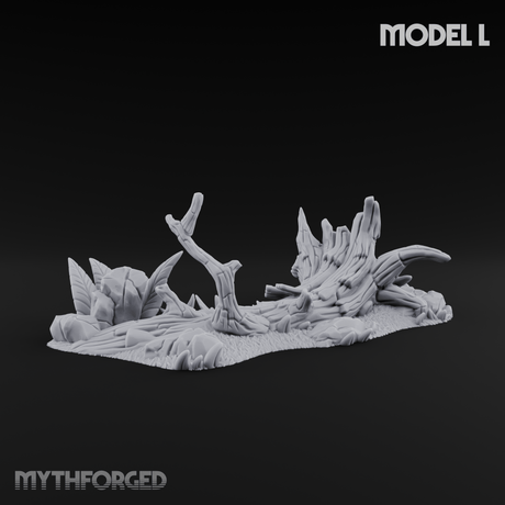 Sunbaked Desert Foliage Miniature for Dungeons and Dragons, Pathfinder or other TTRPGs