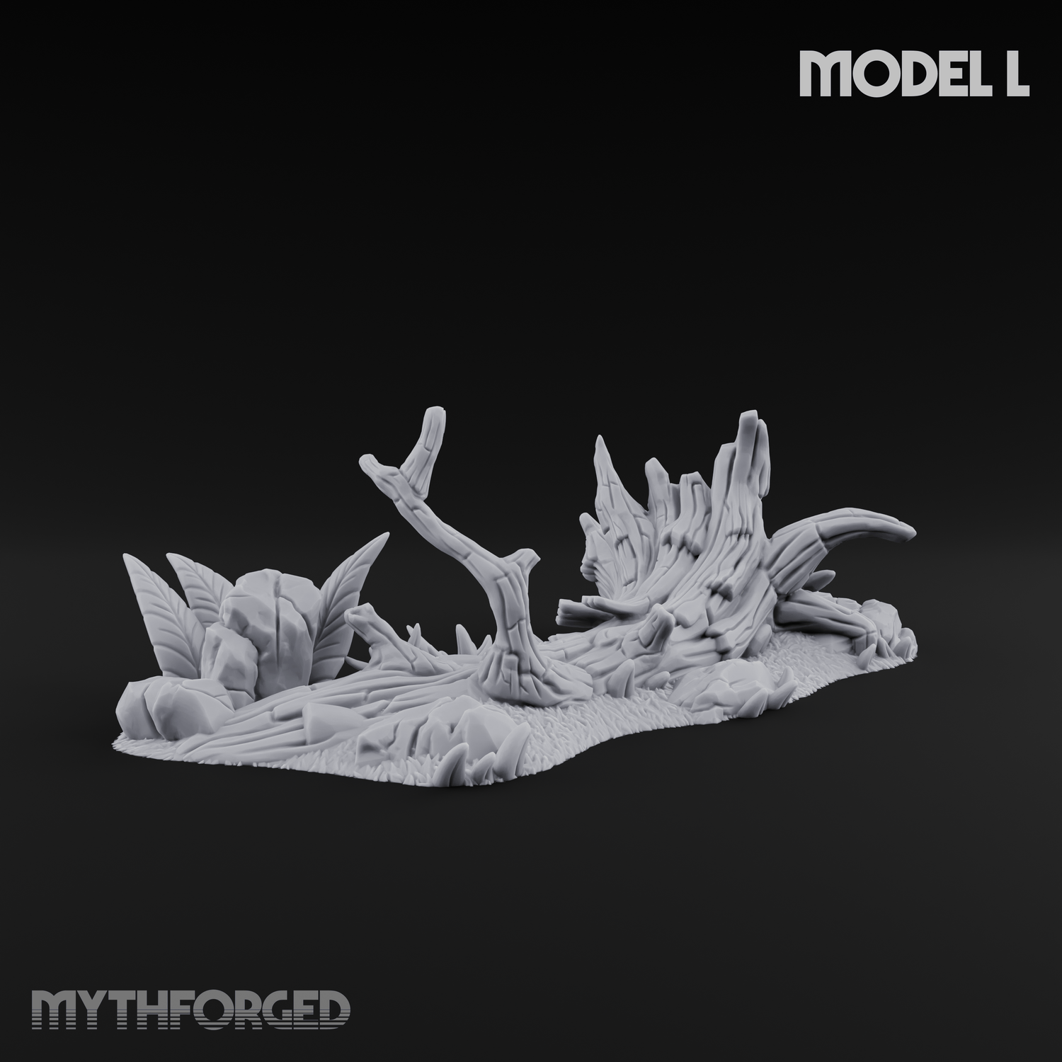 Sunbaked Desert Foliage Miniature for Dungeons and Dragons, Pathfinder or other TTRPGs