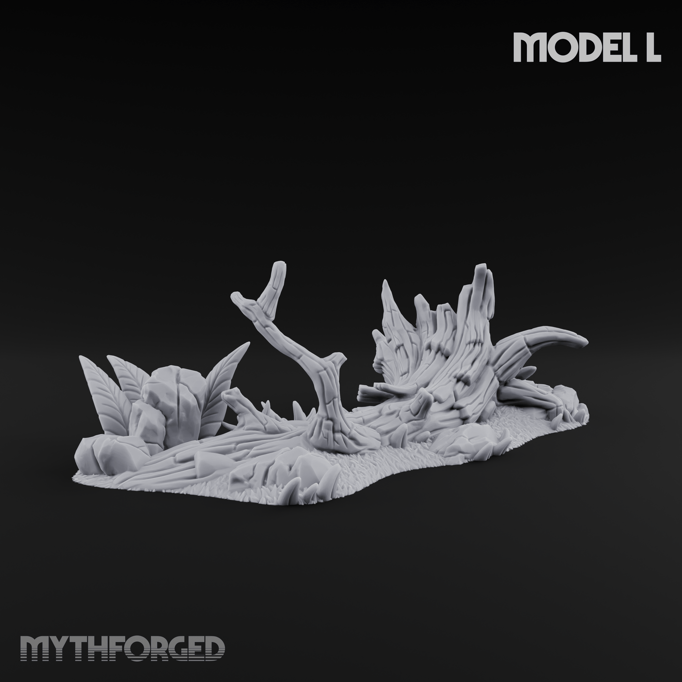 Sunbaked Desert Foliage L Miniature for Dungeons and Dragons, Pathfinder or other TTRPGs