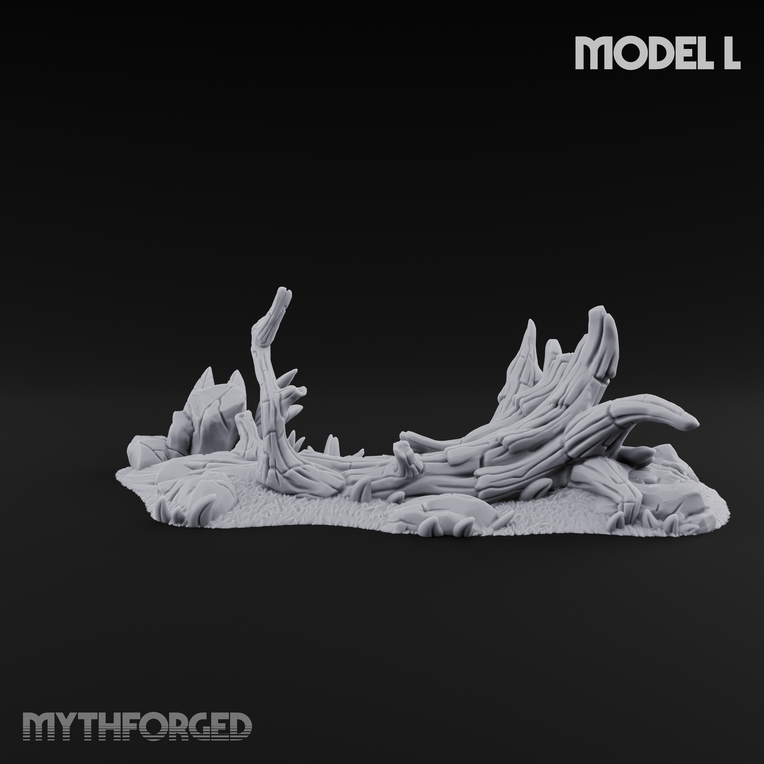 Sunbaked Desert Foliage L Miniature for Dungeons and Dragons, Pathfinder or other TTRPGs