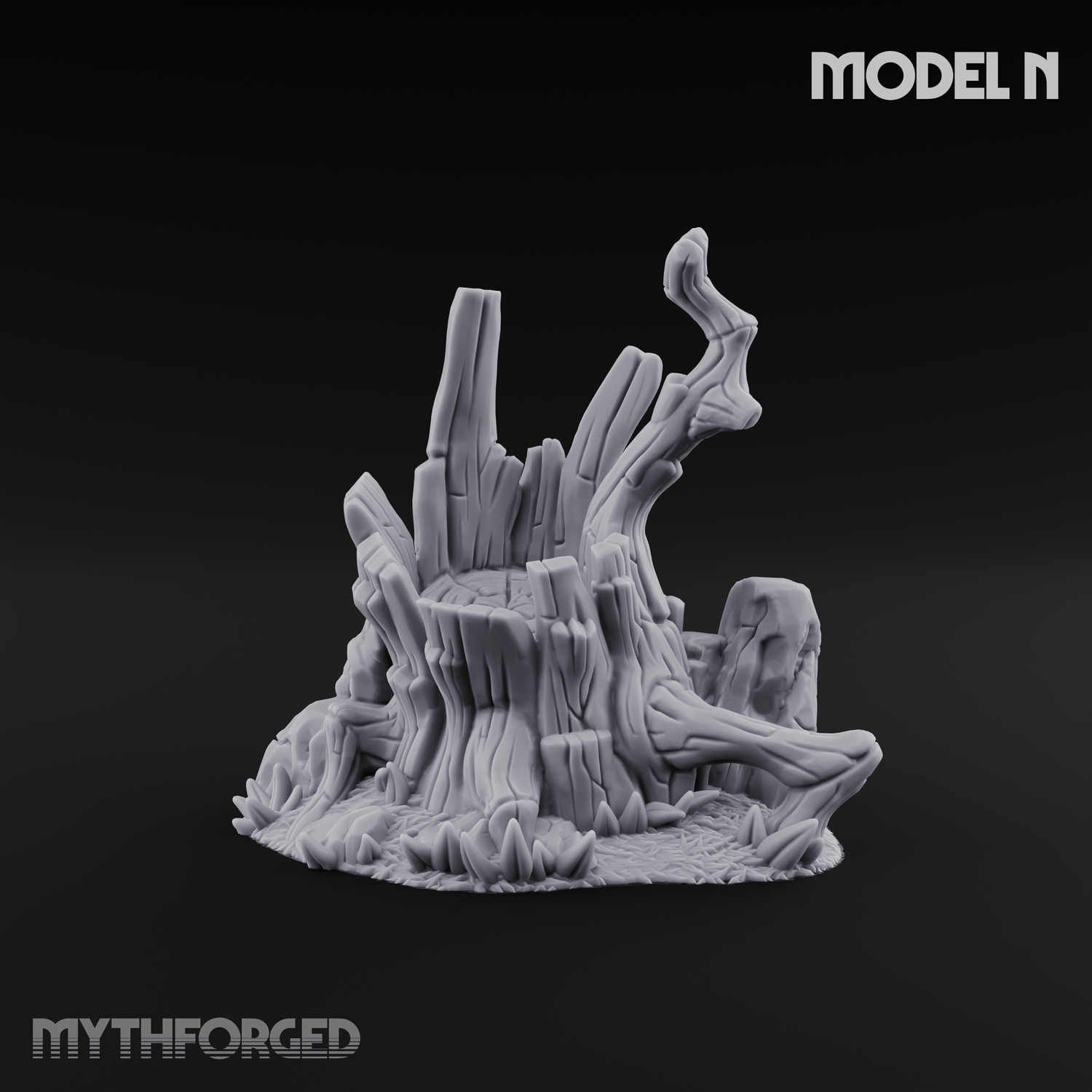 Sunbaked Desert Foliage Miniature for Dungeons and Dragons, Pathfinder or other TTRPGs