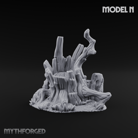 Sunbaked Desert Foliage Miniature for Dungeons and Dragons, Pathfinder or other TTRPGs