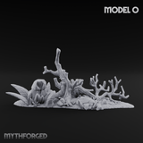 Sunbaked Desert Foliage O Miniature for Dungeons and Dragons, Pathfinder or other TTRPGs