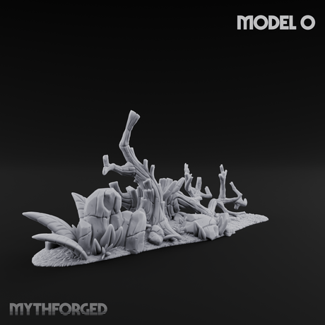 Sunbaked Desert Foliage Miniature for Dungeons and Dragons, Pathfinder or other TTRPGs