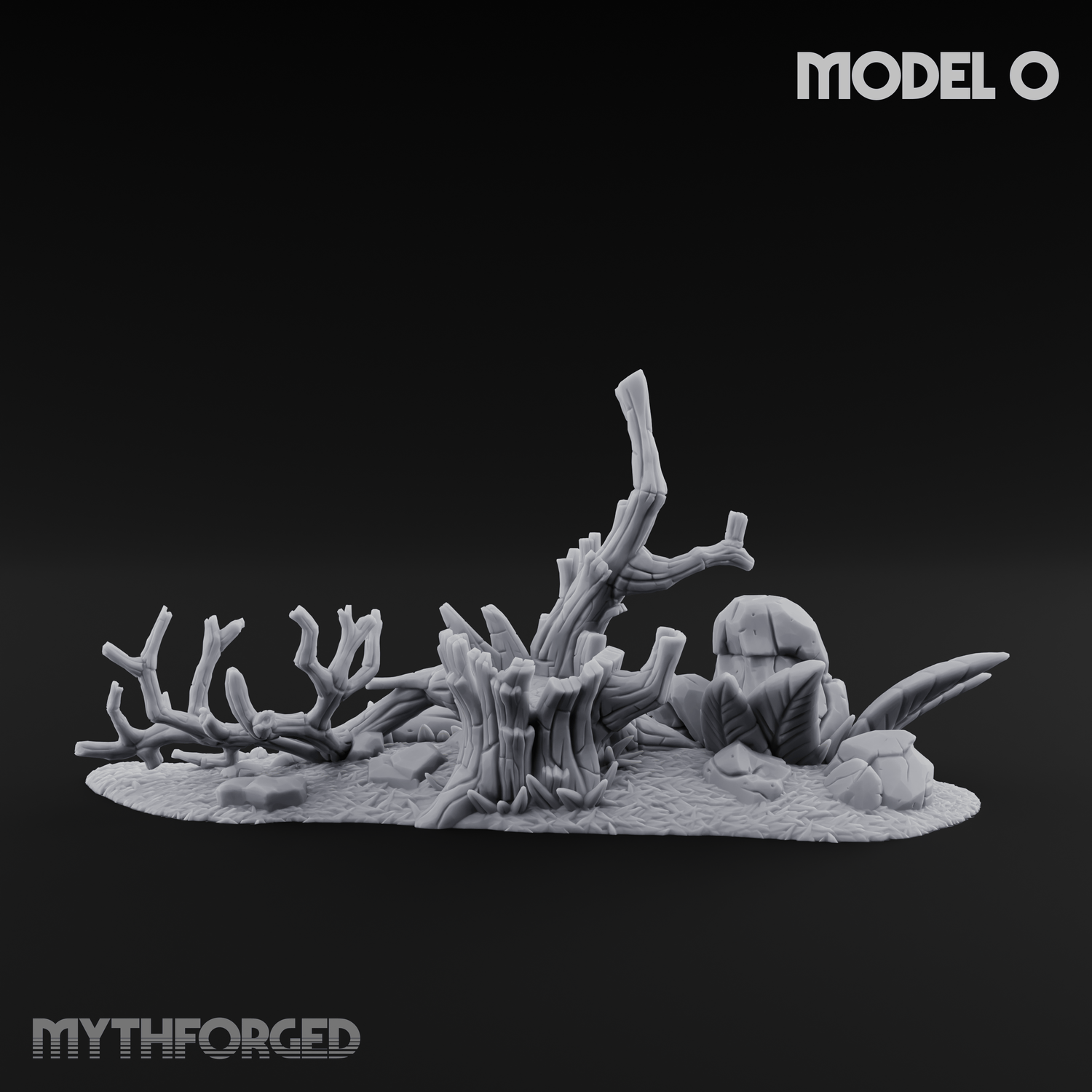 Sunbaked Desert Foliage O Miniature for Dungeons and Dragons, Pathfinder or other TTRPGs