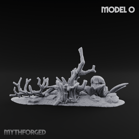 Sunbaked Desert Foliage O Miniature for Dungeons and Dragons, Pathfinder or other TTRPGs