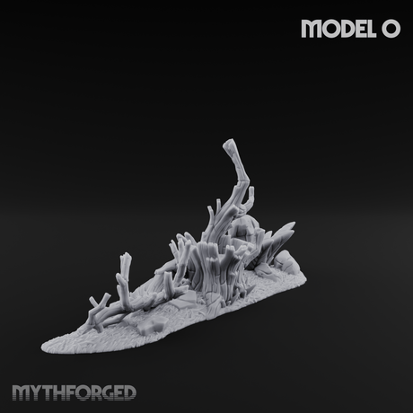 Sunbaked Desert Foliage O Miniature for Dungeons and Dragons, Pathfinder or other TTRPGs