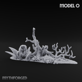 Sunbaked Desert Foliage O Miniature for Dungeons and Dragons, Pathfinder or other TTRPGs