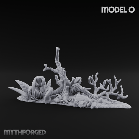 Sunbaked Desert Foliage O Miniature for Dungeons and Dragons, Pathfinder or other TTRPGs