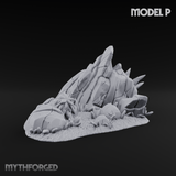 Sunbaked Desert Foliage Miniature for Dungeons and Dragons, Pathfinder or other TTRPGs