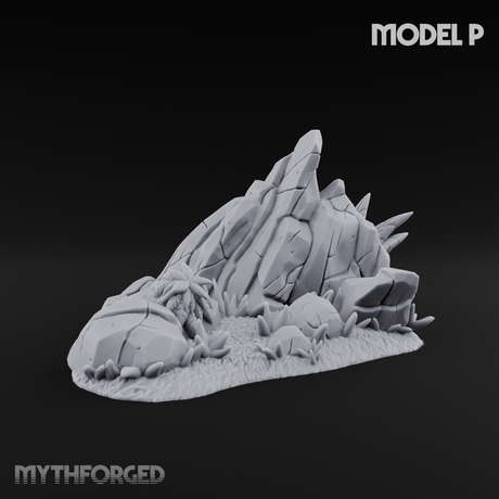 Sunbaked Desert Foliage P Miniature for Dungeons and Dragons, Pathfinder or other TTRPGs