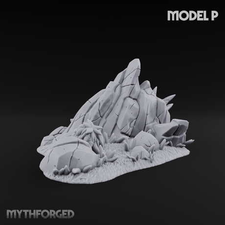 Sunbaked Desert Foliage P Miniature for Dungeons and Dragons, Pathfinder or other TTRPGs