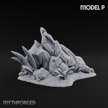 Sunbaked Desert Foliage P Miniature for Dungeons and Dragons, Pathfinder or other TTRPGs