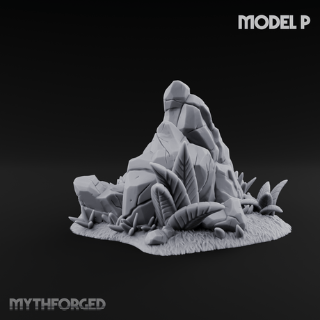 Sunbaked Desert Foliage P Miniature for Dungeons and Dragons, Pathfinder or other TTRPGs